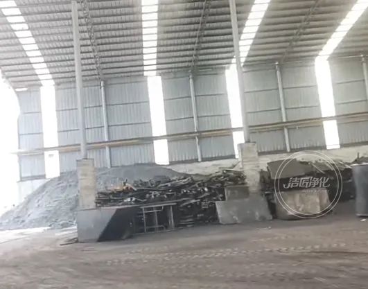 為陶瓷廠煤氣站安裝100+個(gè)高壓噴霧頭！Dejing的凈?除臭顯實(shí)力！